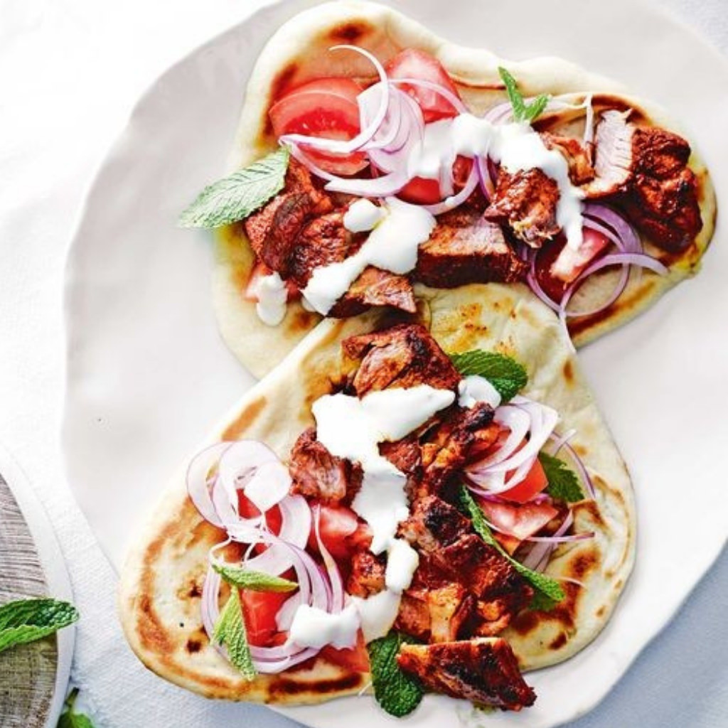 Lamb Tikka Flatbreads Lamb Recipes Di Censo Butchers
