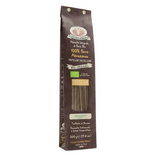 Rustichella d'Abruzzo Organic Whole Wheat Farro Spaghetti Pasta 500g