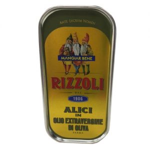 Rizzoli Mediterranean anchovy fillets in extra virgin olive oil